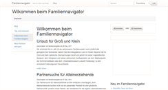 Desktop Screenshot of familiennavigator.de
