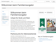 Tablet Screenshot of familiennavigator.de